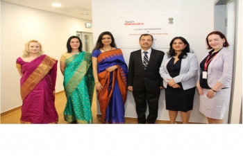 His Excellency Ambassador of India in Hungary Shri Kumar Tuhin inaugurated the New Building of Tech Mahindra office.